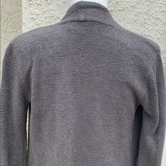Barefoot Dreams Bamboo Chic Lite Grey Cardigan S/M - Picture 5 of 7